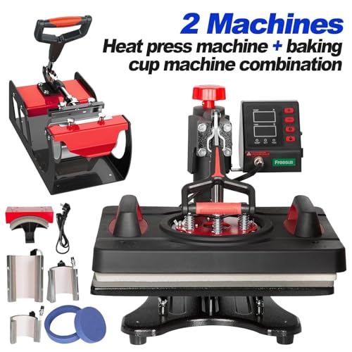 Heat Press Machine 15x12 pulgadas 8 en 1 miniatura 6