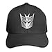 Produktbild Hittings Black Decepticon from Transformer Platinum Men Adjustable Peaked Baseball Caps Black