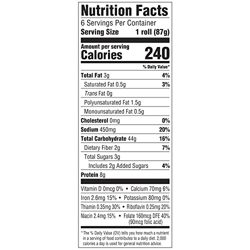 Francisco International French Sandwich Rolls, 6 Count, 18.5 Oz #TOP4