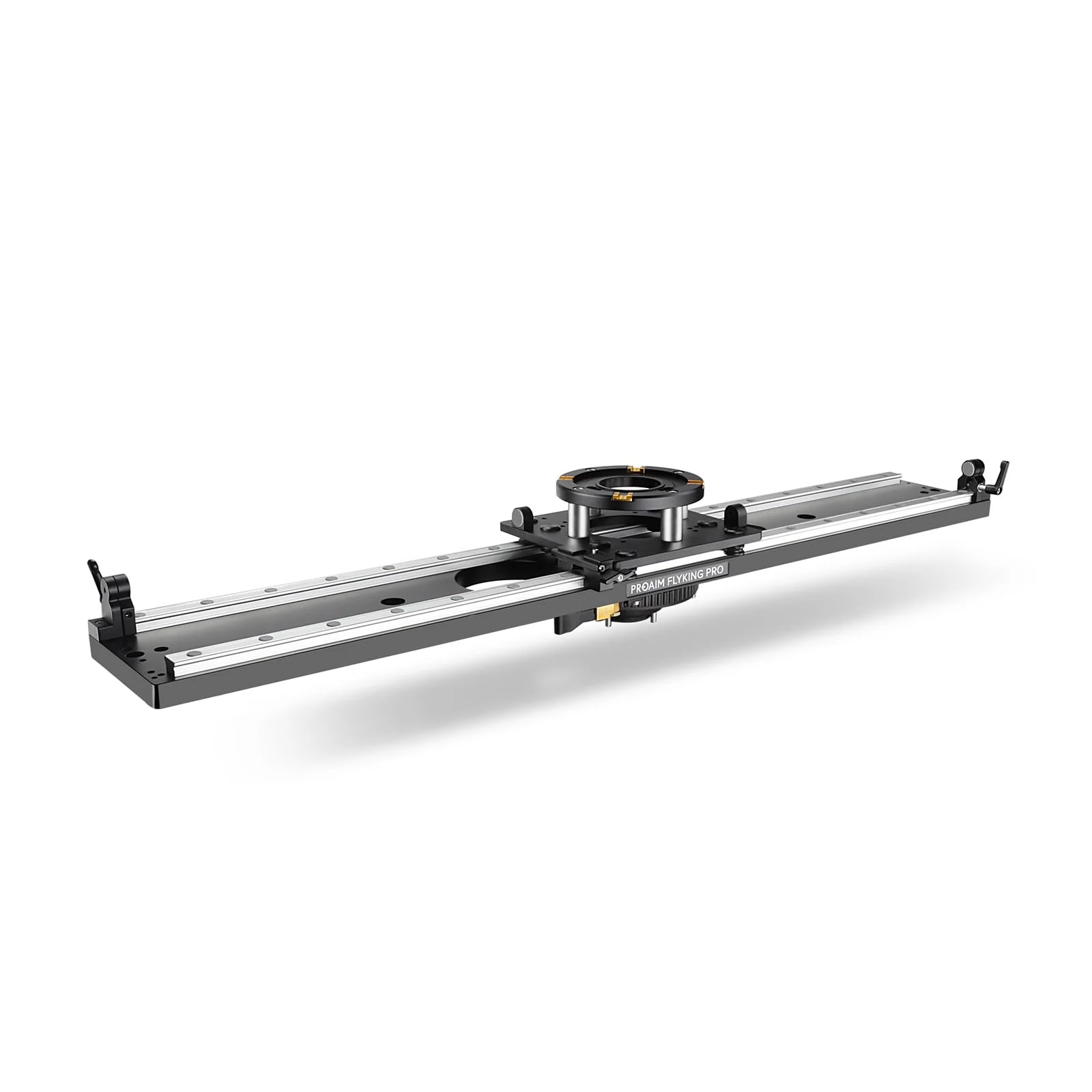 PROAIM Flyking PRO 4ft Mitchell Videokamera-Slider für Video- und Filmemacher. Nutzlast 5 kg–100 kg / 11 lb–220 lb. Verstellbare Magnetstopper und 5/8" Baby Pin-Halterung. (SL-FLPR-4)