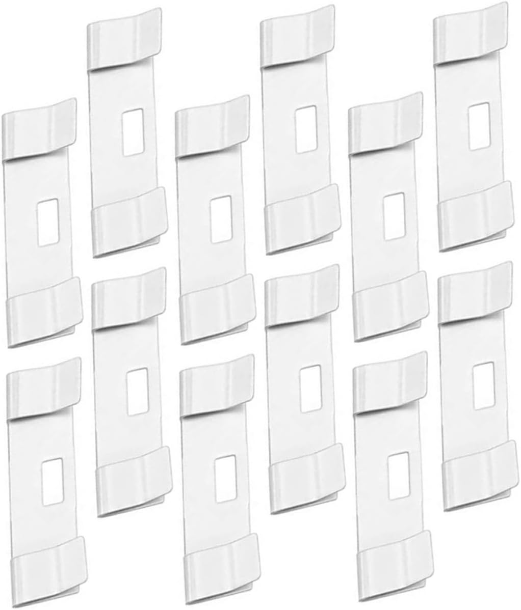 Garneck 60pcs Vertical Blind Repair Vane Savers Sturdy Pom Replacement Tabs for Vertical Blinds Easy to Install High-wear Resistance Essential Window Accessories