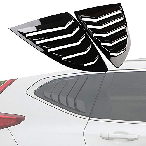 BOYUER for Honda CR-V CRV 2022 2021 2020 2019 2018 2017 Racing Style Rear Side Window Louvers, Sport Style Scoop Louvers Cover Blinds Cool Exterior Decoration