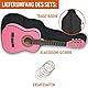 3rd Avenue 1/2 Größe Kinder-Klassikgitarre Mit Spanischen Nylonsaiten Im Anfängerpaket – Rosa