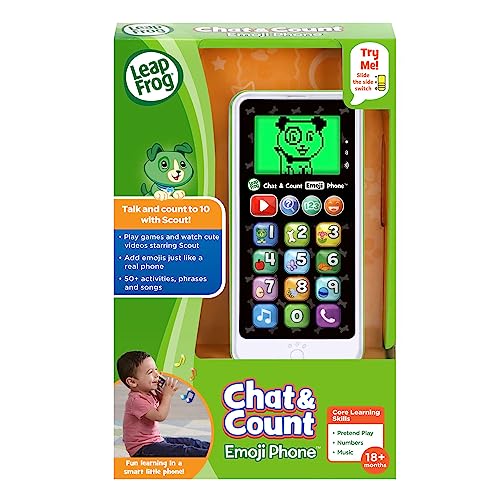 LeapFrog Chat and Count Emoji Phone, Green - Image 7