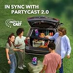Soundcore Anker Rave Neo 2 Portable Speaker with 80W Stereo Sound, PartyCast 2.0, Light Show, IPX7 Waterproof (Floats on Water) 18H Playtime, Customizable EQ & Bass Up for Party, Tailgating, Backyard - Image 5