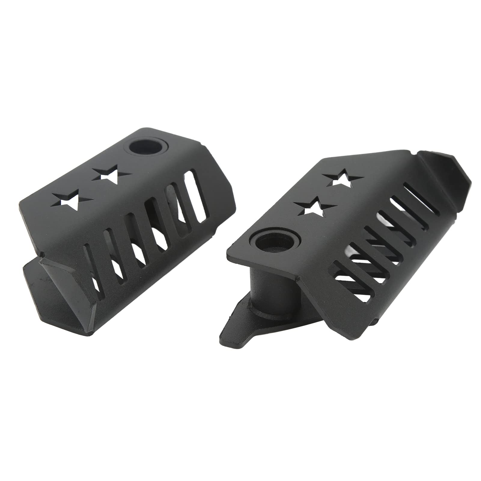 Reposapiés plegables de acero negro para Ford Bronco de 2 y 4 puertas 2021-2022 8