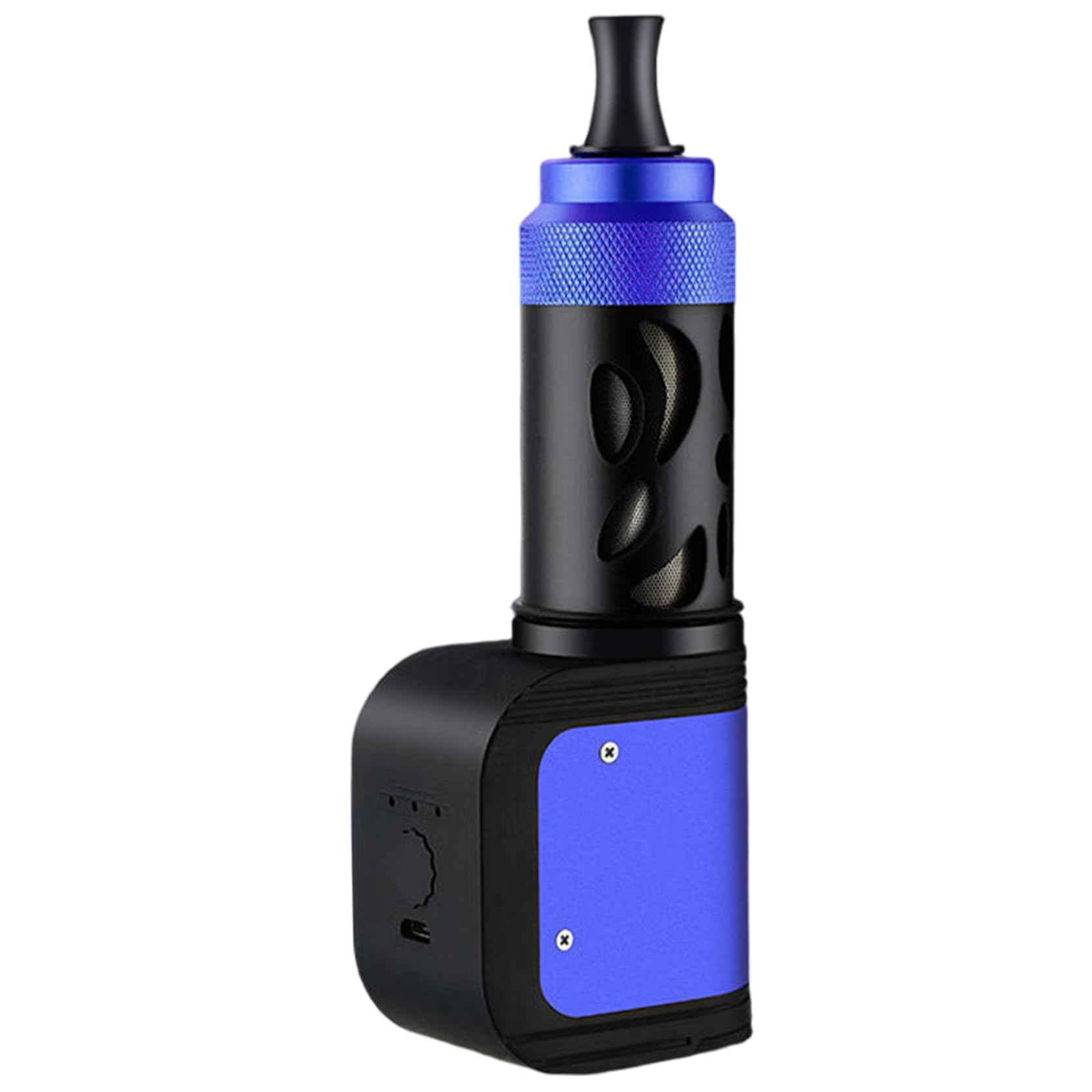 Portable Ashtray, Aluminum Alloy Sealed Mini Smokeless Ashtray Indoor USB Charging Windproof Tobacco Smoking Holder for Drving and Home Smokeless Car for Car