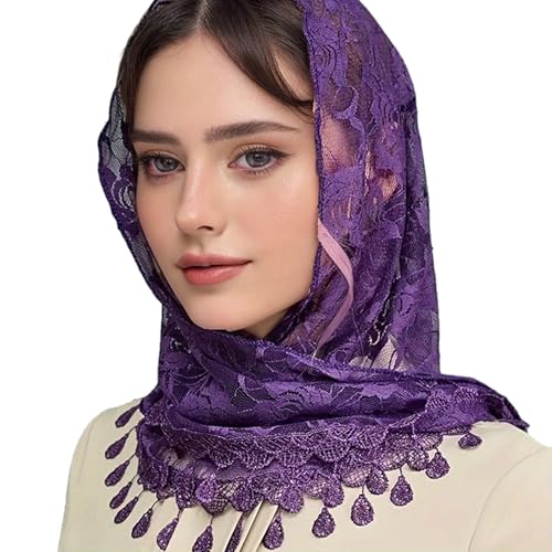 Velos católicos de novia y mantilla con borlas para misa y eventos formales