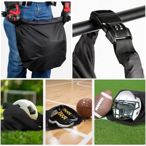 Bolsa para casco de moto impermeable YGCHEN con cierre seguro y compacto 4