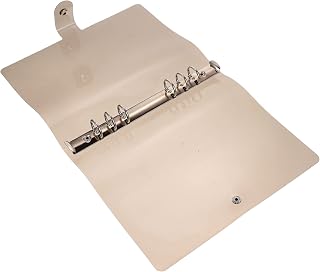 TEHAUX 1 PC Caso Fichário A5 6 Anel Fichário Bloco De Notas Caso Bobina Mão Livro Caso Planejador Capa Recarregável Para Laptop Notebook Papel Fichário Capa De Caderno Diários Por