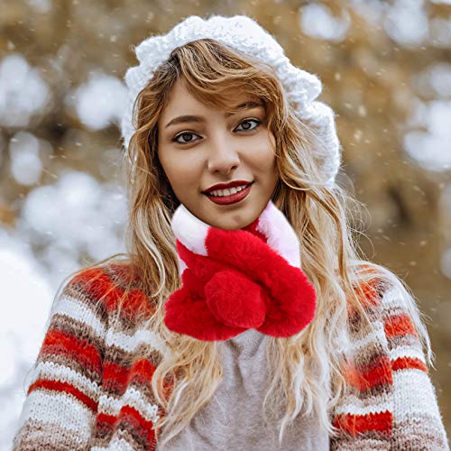 Cachecol de inverno de pelúcia BesPORTBLE, cachecol de esqui, cachecol feminino para aquecer o pesco