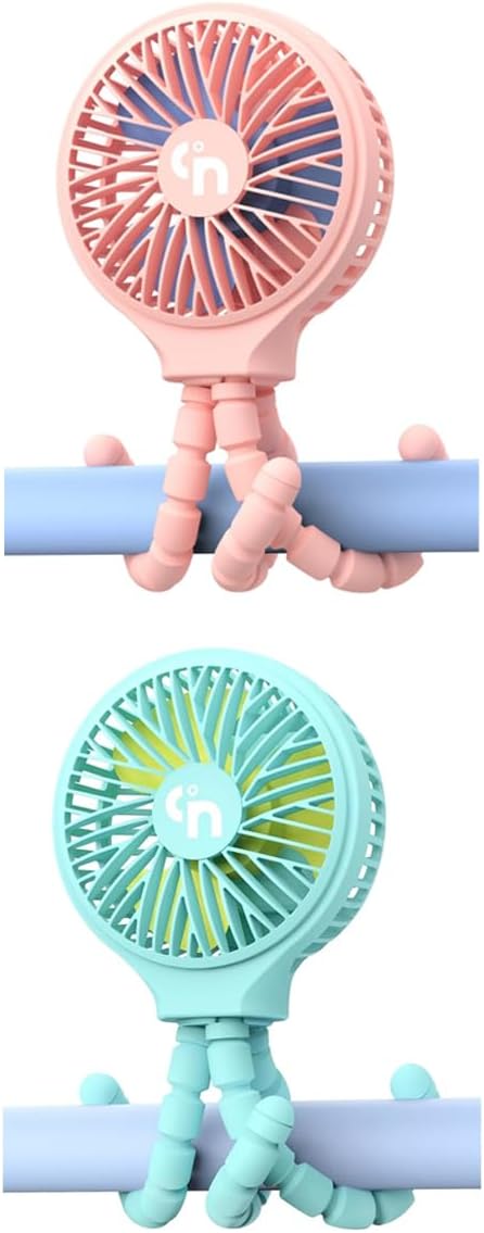 WiHoo Stroller Fan Pink and Blue