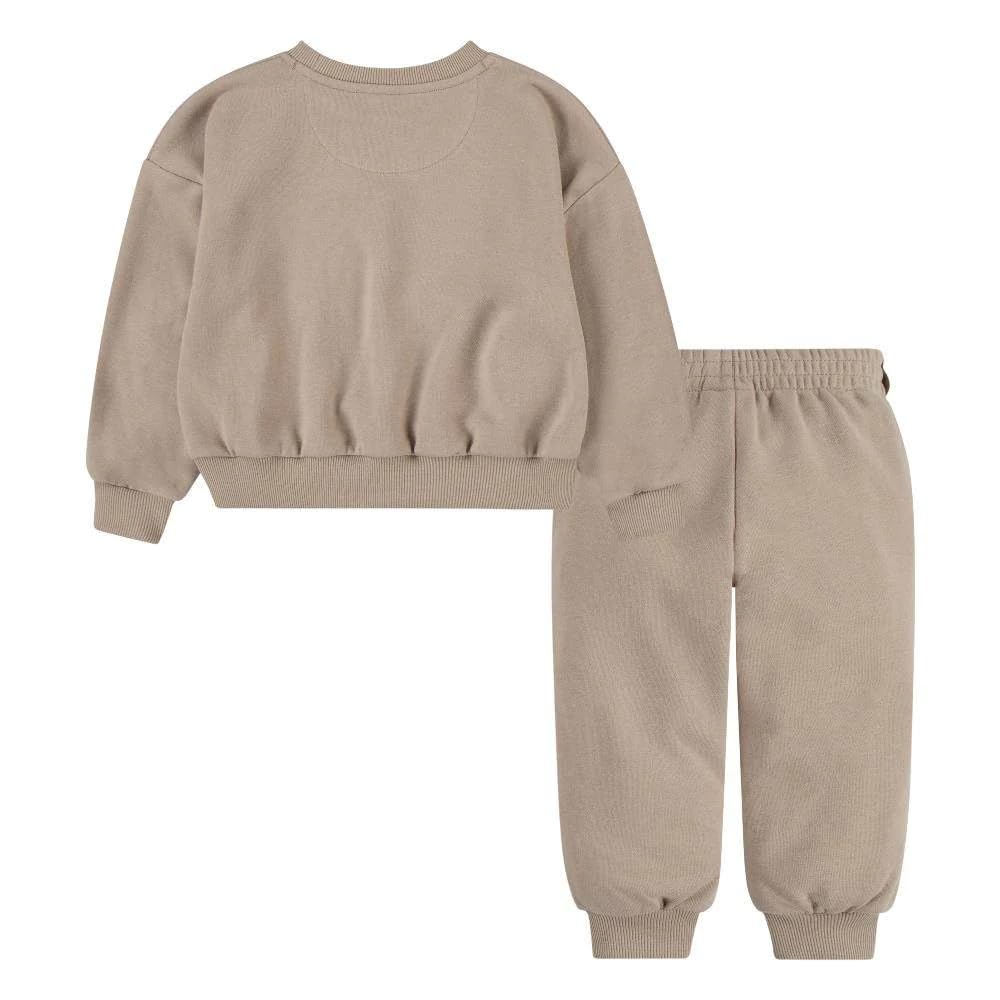 Nike SPORTSWEAR INFANT GIRLS PRIMARY PLAY CREW SET Beige 24 mesi