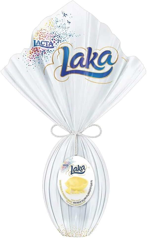 Ovo de Páscoa Lacta Laka Chocolate Branco 175G