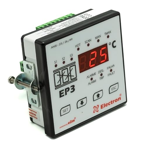 RELE DE PROTECAO TERMICA EP-3 - PA0048 - MONITOR DE TEMPERATURA PARA TRANSFORMADOR TIPO SECO
