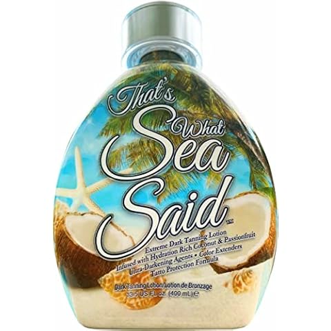That’s What Sea Said Tanning Lotion Cover