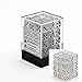 Chessex Dice d6 Sets: Frosted Clear with Black - 12mm Six Sided Die (36) Block of Dice