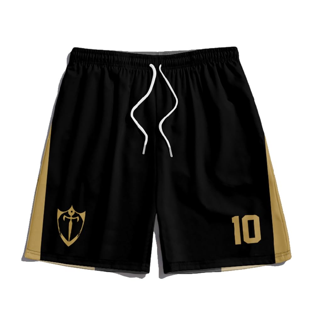 Blue Lock Munchen Yoichi Isagi T-Shirt Black Casual Short Sleeved Tee Merch