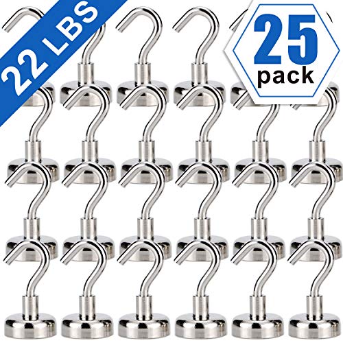 22Lbs Magnetic Hooks for Cruise, Grill, Towel, Indoor Hanging, Home, Kitchen, Workplace, Office