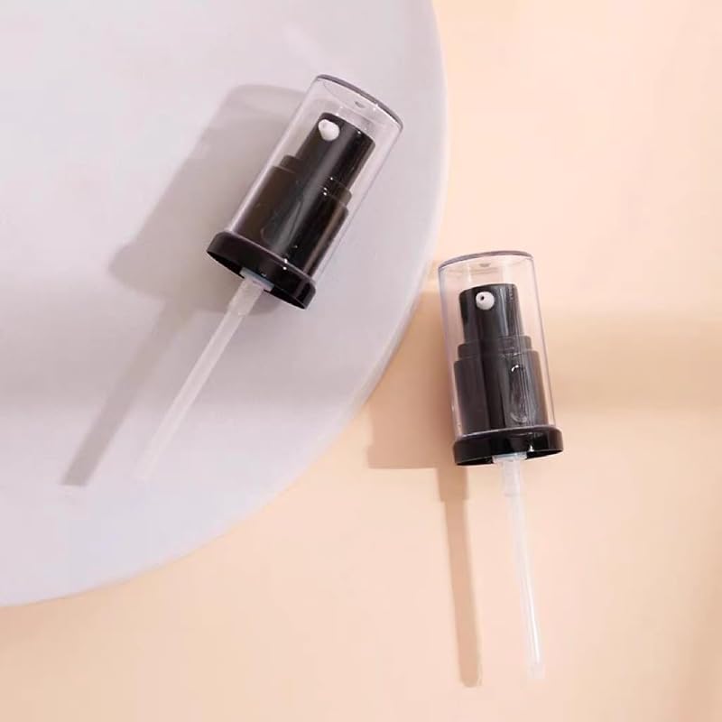 2PCS Replacement Press Cover Air Pump for Maybelline Fit Me Matte + Poreless Liquid Foundation Makeup Base (Black)