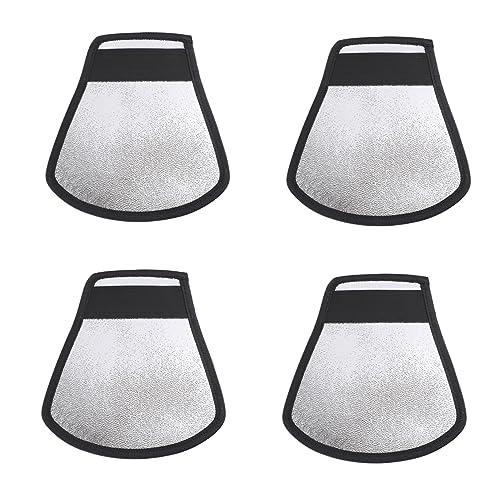 KONTONTY 4pcs Camera Photo Light Reflector Light Reflector Light Reflector Diffuser Black Camera Light Reflector Diffuser Nylon