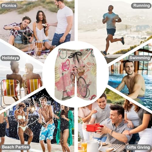Swim trunk rétro avec poches pour vacances à la mer taille S - 7