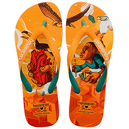 SANDALIAS HAVAIANAS GERANDO FALCOES n° 45/46 LARANJA CITRUS