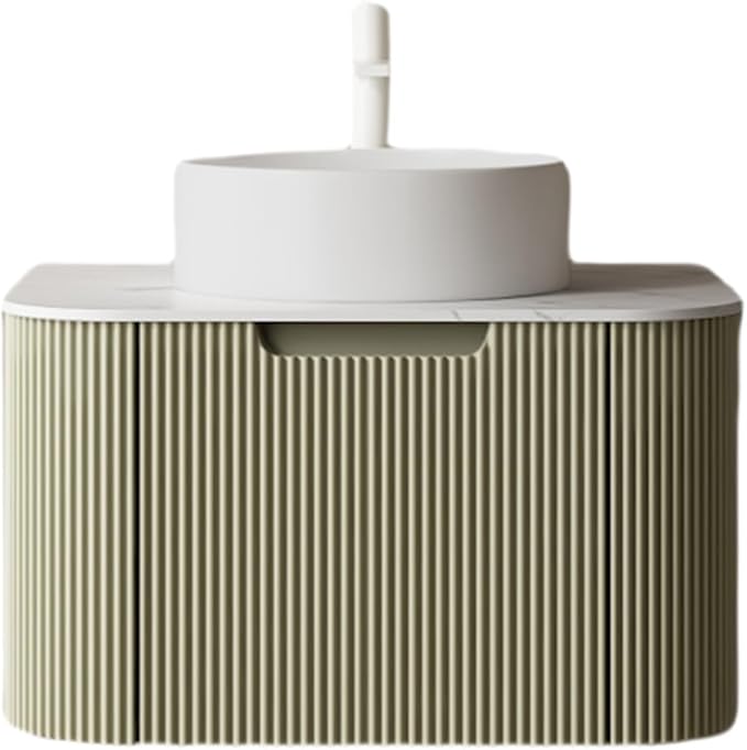 YSJZYBF 24 Inch Small Floating Bathroom Vanity with Sink