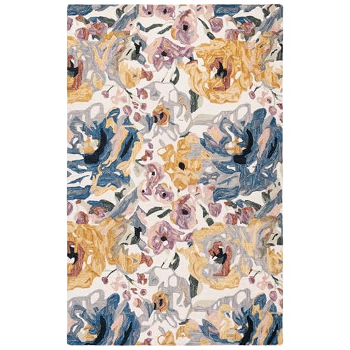 Image of Hand Tufted Premium Rug Premium Wool Carpet for Living Room Bedroom and Hall Size 8x10 Feet Color Multi
