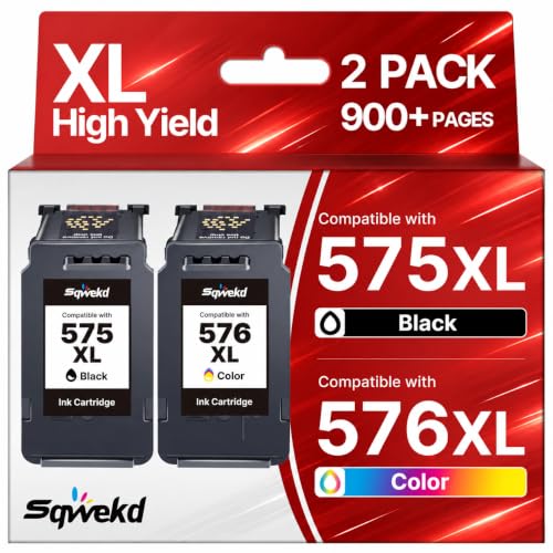 Sqwekd 575 576 XL Cartucce compatibili per Canon 575 576 per PIXMA TR4755i