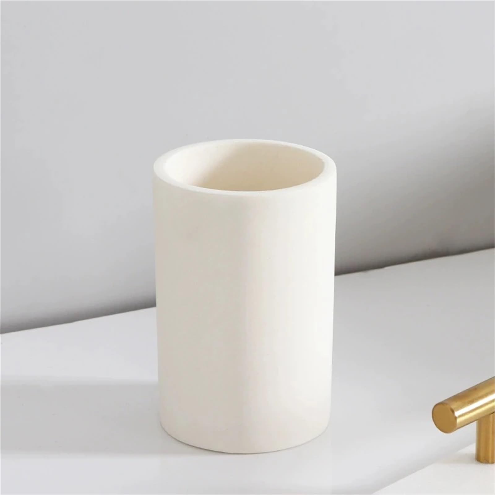 Dispensador de Jabon Dispensador de jabón for el hogar, Suministros baño, Soporte Resina for cepillos Dientes, Botella champú, Caja, Pasta(White)