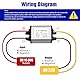Xdingjiala DC 12 V auf 7,5 V Buck Wandler 24V auf 7,5V Step - down Konverter DC 10-30 V 3 A 22,5 W Abwärtswandler Spannungswandler für Auto, Fahrzeug, Motor, LED