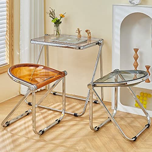 FOTABPYTI Banqueta dobrável antideformação dobrável fácil de armazenar para quarto de fotografia (tr