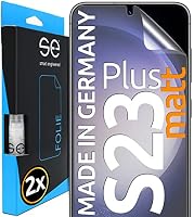 2x se® 3D SCHUTZFOLIE Entspiegelt für Samsung Galaxy S23 Plus,Anti-Staub, 100% Fingerabdruck & FaceID kompatibel, einfache blasenfreie Installation, Ultra-Klar, Stoß-Kratzfest, aus Deutschland – Ansicht 1