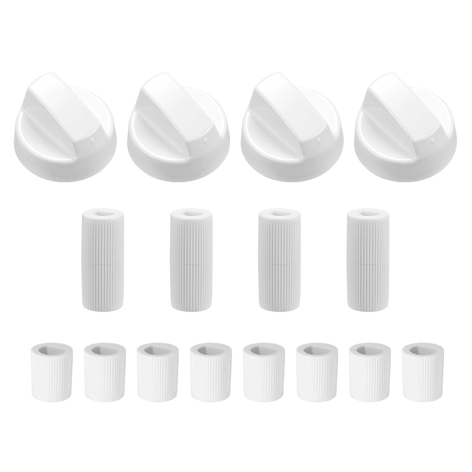 Msioytog ABS Knobs Modern Knobs Kitchen Appliance Part Replacement Knob Set Perfect for Oven Stove Ranges Replacement Needs Oven Stove