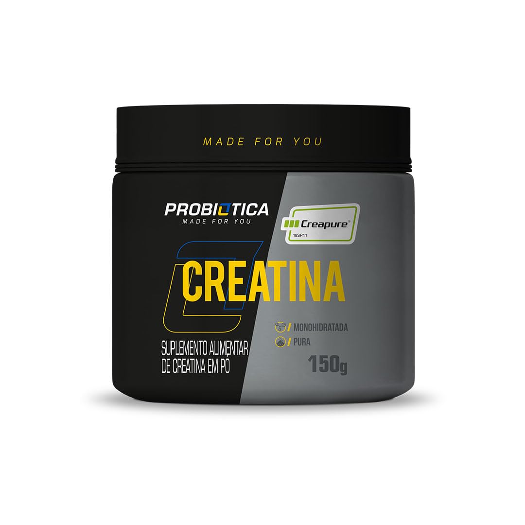 Probiótica Creatina Creapure Monohidratada Pura - 150G | Amazon.com.br
