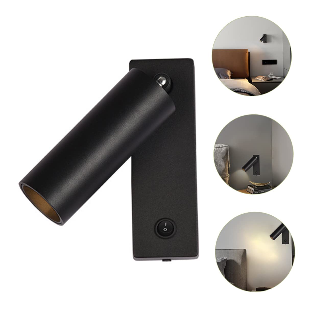 Luz De Lectura Led Para Cabecera Lámpara De Lectura De Pared Giratoria Lámpara De Foco Para Mesita De Noche Dormitorio