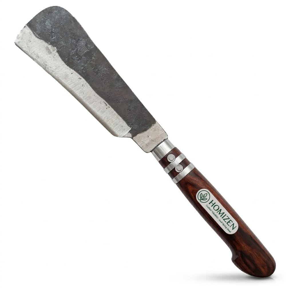 Multipurpose Kitchen Knife Hand-Forged High Tempered Iron Blade | Wooden Handle Half Tang Chopper | Traditional Butchery & Vegetable Cutting Knife-image-31