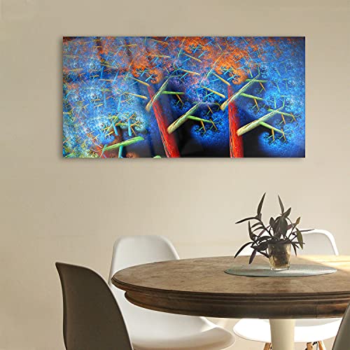 Image acrylique Magic forest tree 100x50cm pour chambre cocooning