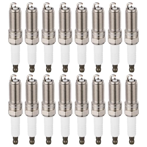 Image of 4114944849 Iridium Spark Plugs 16 Pack - Compatible with Dodge Ram 1500 2003-2008, 5.7L V8 Engine - Replaces 4114944849 Spark Plug