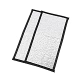 Hohopeti Heating Pad for Reptiles - Efficient Heat Retention Mat for Snakes Lizards and Turtles - Durable Aluminum Film Insulation for Cozy Terrarium Environment - 11.81 X 6.29 Inches