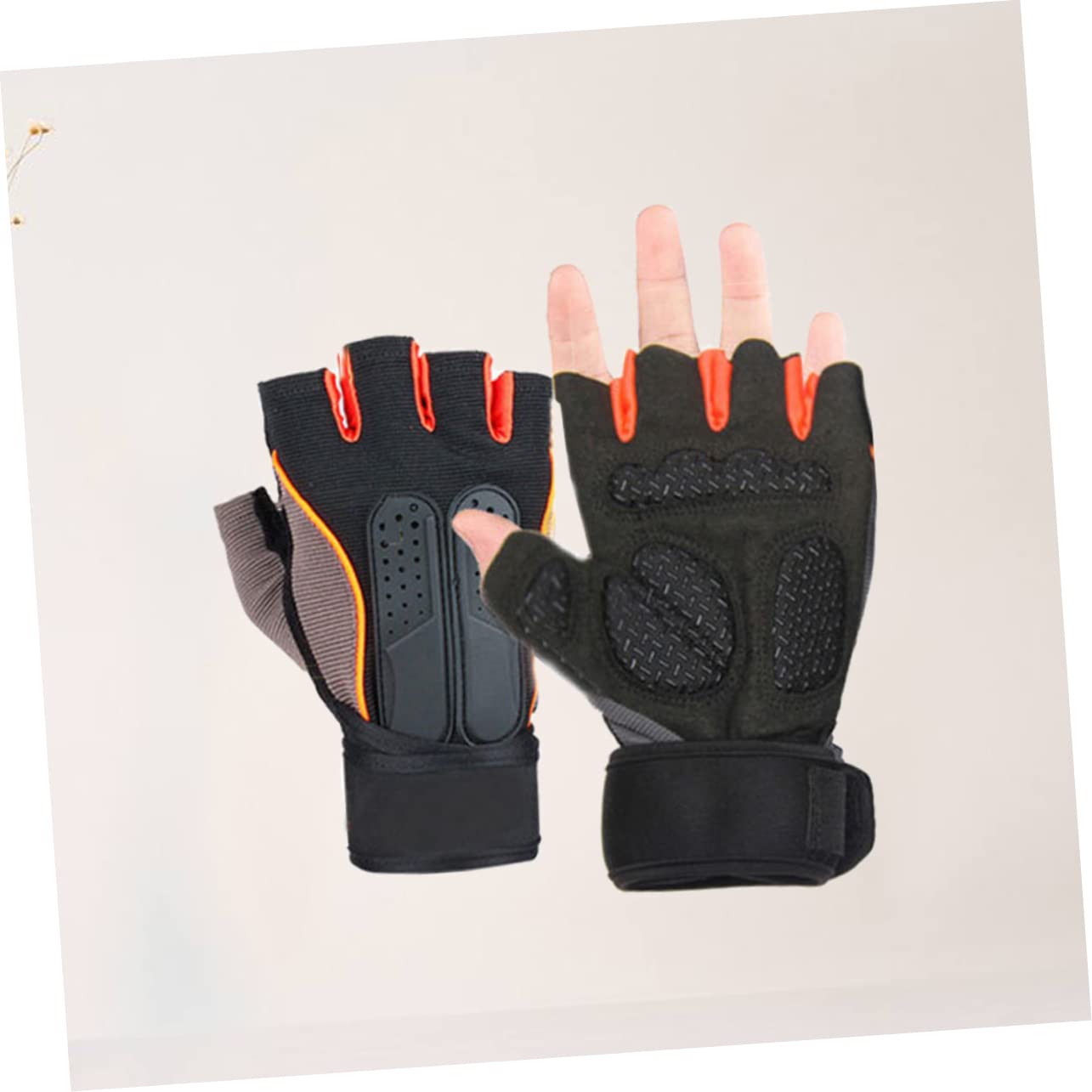 INOOMP 1 Paio Di Guanti Ciclismo Guanti Ginnastica Per Uomo Guanti Palestra Donna Guanti Ginnastica Uomini Con Impugnatura Guanti Allenamento Polso Donna Guanto