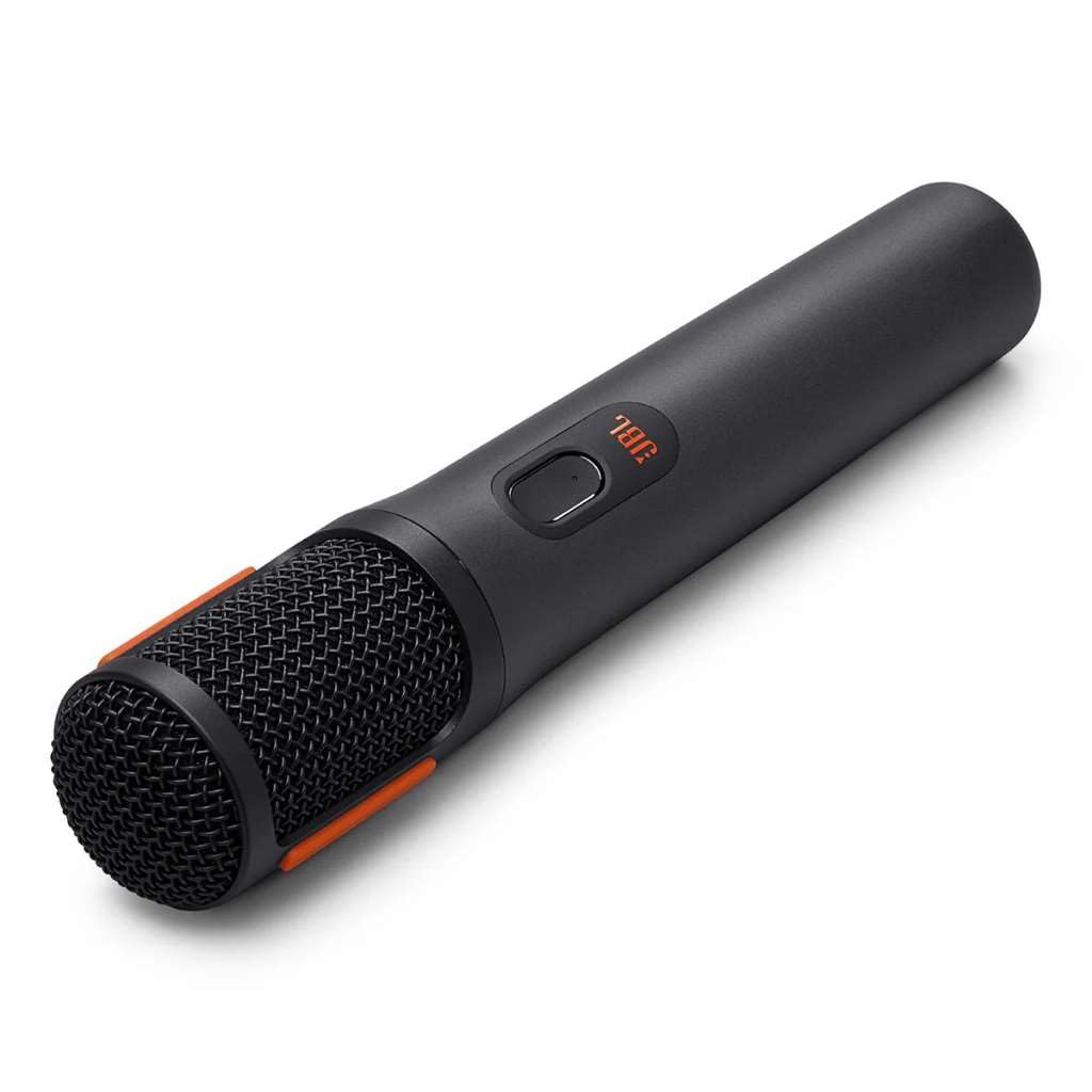 JBL PartyBox Stage 320 - Altavoz portátil para fiesta con sistema de micrófono inalámbrico (blanco)