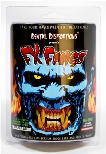 Wolfen teeth FX Fangs Werewolf Costume Teeth Stage or Film Made in the USA