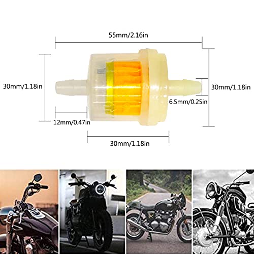 MoK 20 Pièces Filtre Carburant Rapide, Filtre à Carburant avec Aimant, pour Tondeuses à Gazon, Tracteurs à Gazon, Moteurs, Motocyclettes - Image 3