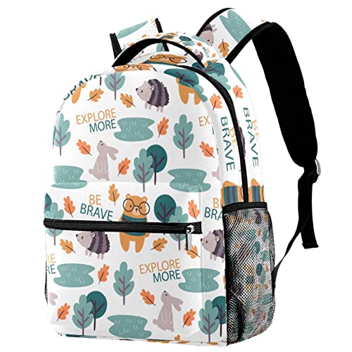 Sac à dos léger animaux de la forêt pour randonnée et voyage