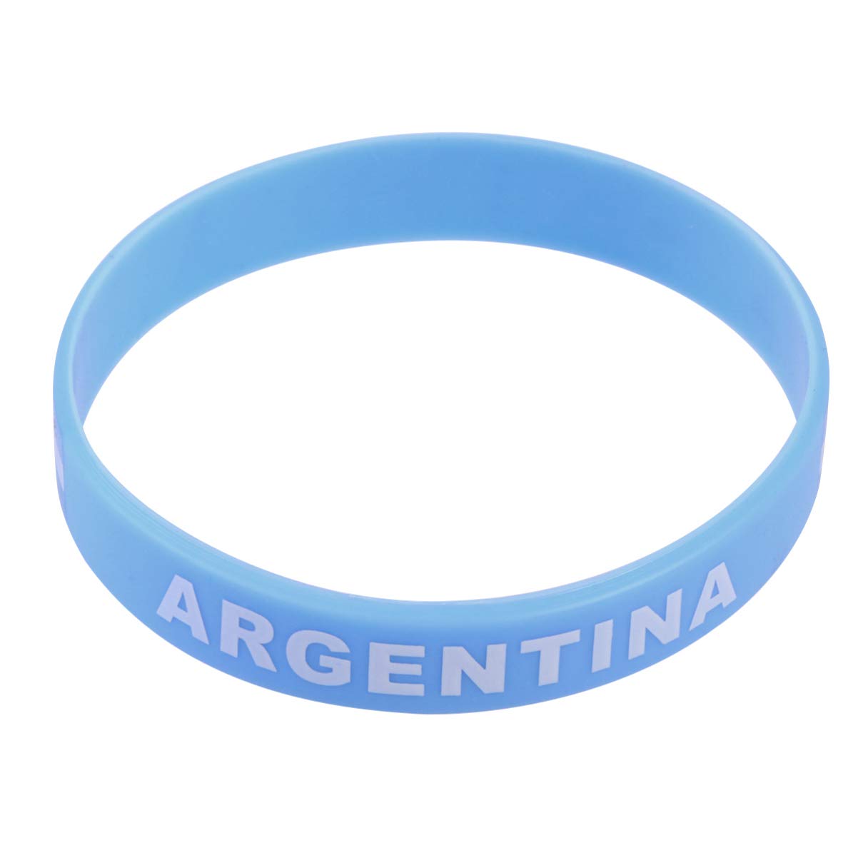 BESPORTBLE 5 Piezas Silicona Argentina País Pulsera Deportes Nacional de País Pulsera para Evento Deportivo 2020 Olimpiada Copa Favor