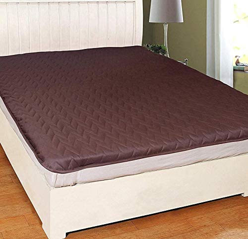 Image of AKIN Premium Waterproof and Dustproof Double Mattress Protector Brown (72X72 Inch)