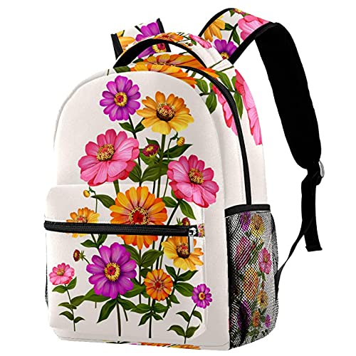 Sac à dos de voyage enfant : finis les oublis de gourde avec ce motif floral