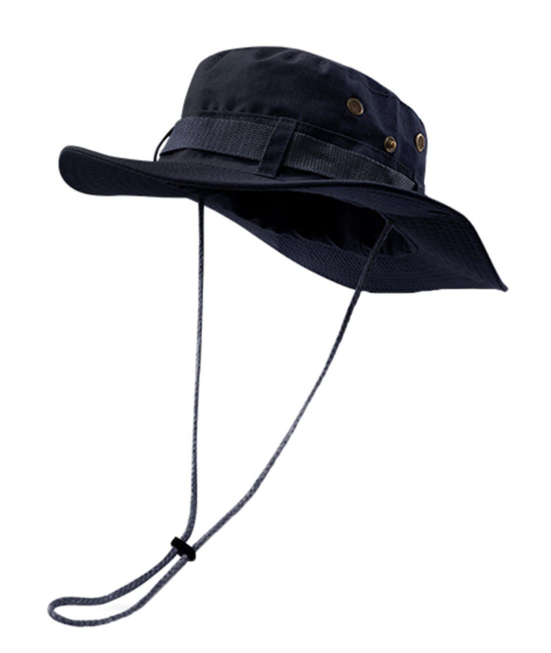 CoolwifeBucket Hats Boonie Hats Denim Wide Brim Cotton Foldable Jungle Fishing Hiking Beach Sun Cap